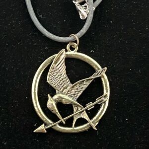 Hunger Game-like Gold Color Necklace